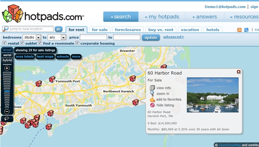 Cape Cod Luxury Real Estate Map